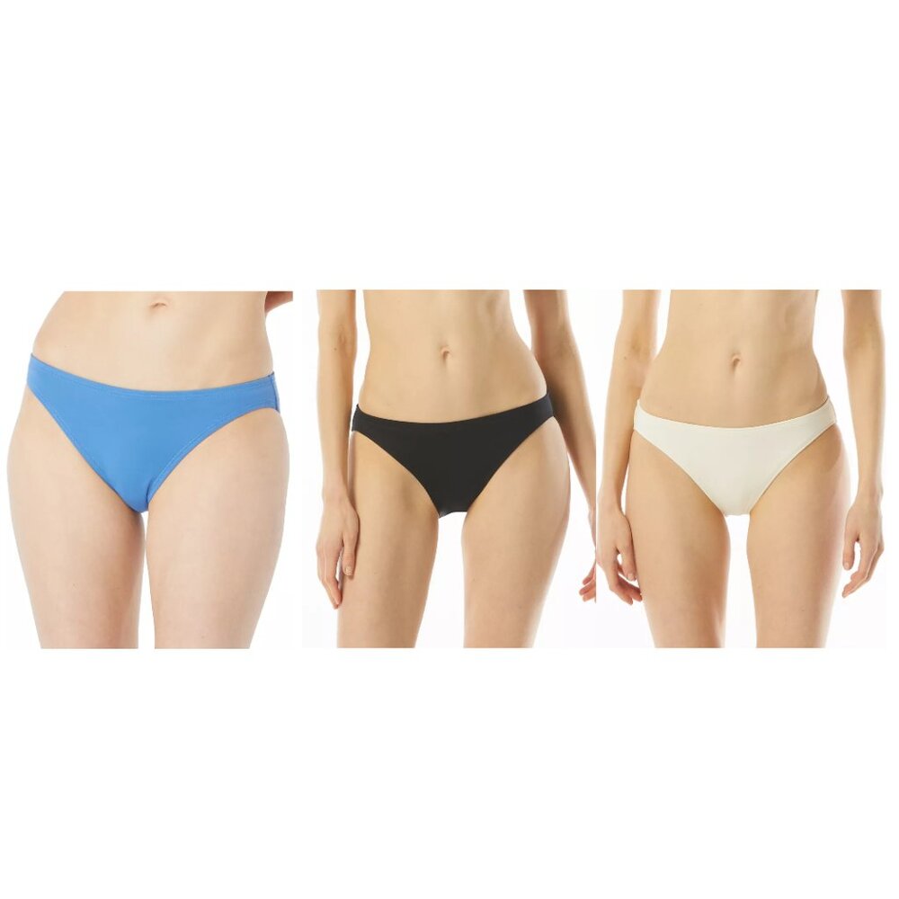 NWT Michael Kors Women's Hipster Bikini Bottoms Tide Blue Sizes S-L $60 12HL022